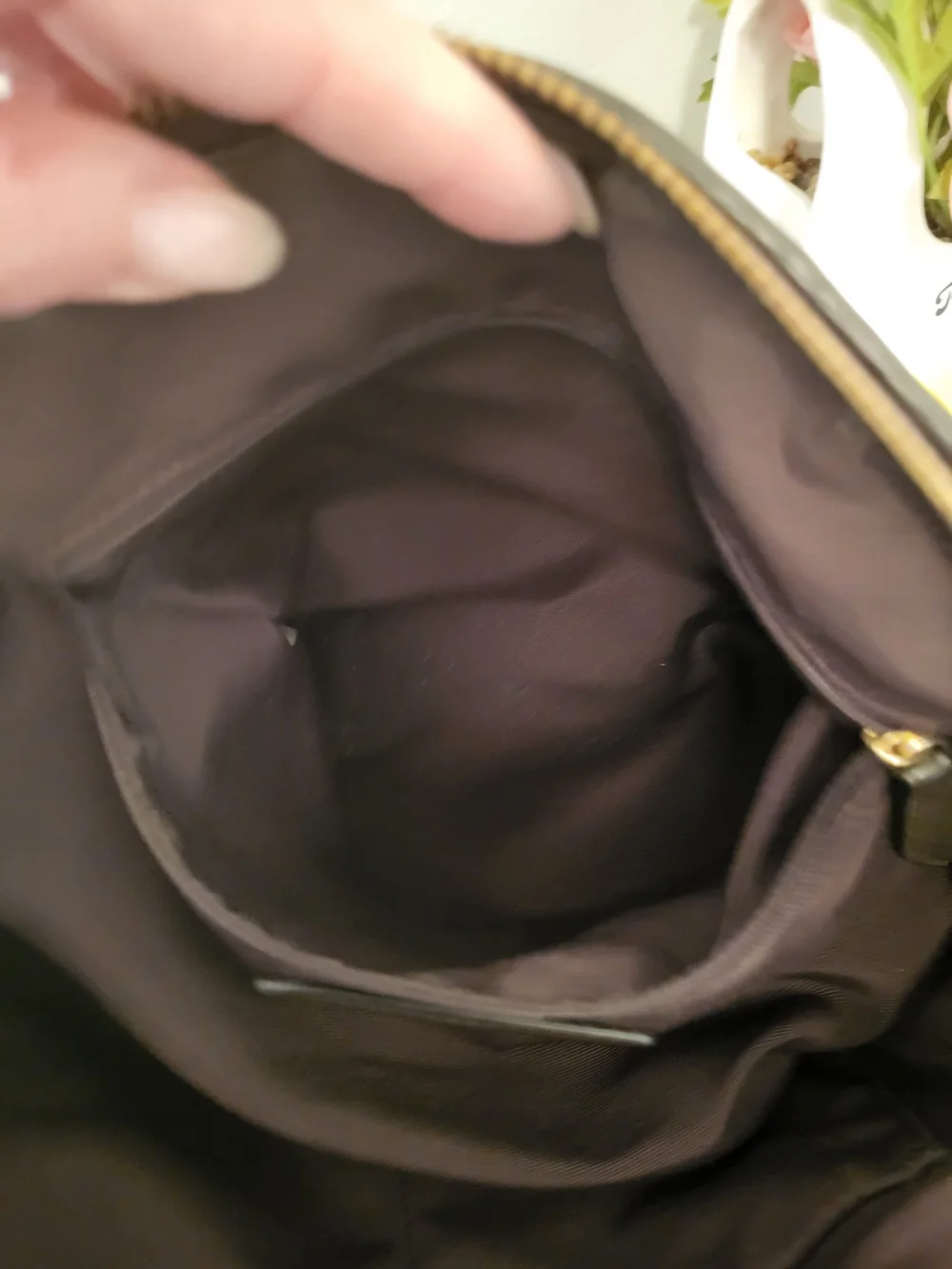 Coach Crossbody Bag - Brown & Dark Brown Interior / Gold Zipper 13